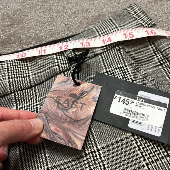 NWT Scotch&Soda Flared Check Pants Size L - Picture 4 of 12